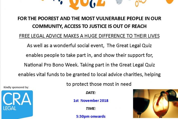 THE GREAT LEGAL QUIZ 2018