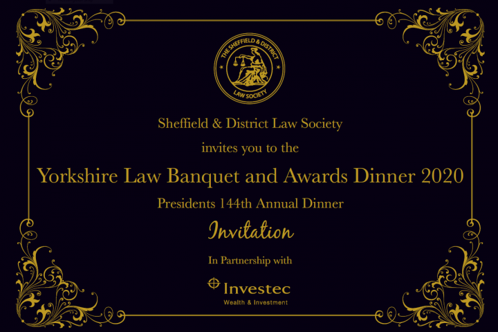 Yorkshire Law Banquet and Awards 2020