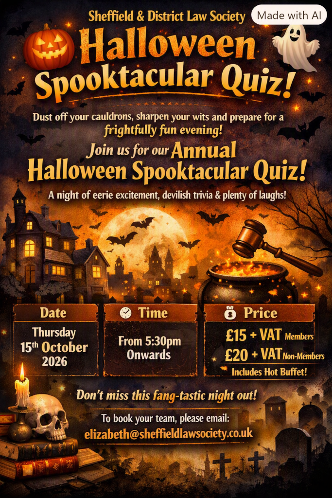 Sheffield & District Law Society Halloween Spooktacular Quiz!